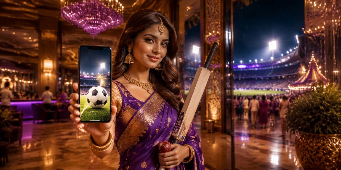 Players enjoying Teen Patti game in Indian night market